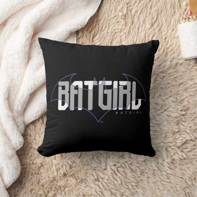 Cojín Decorativo Gráfica de nombre de alta tecnología de Batgirl (Manta)