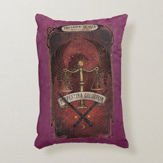 Cojín Decorativo Gráfica PORTENTINA GOLDSTEIN™ MACUSA™ (Frente (Vertical))