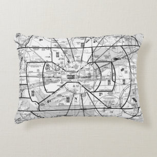 Cojín Decorativo Gráfico de aviación