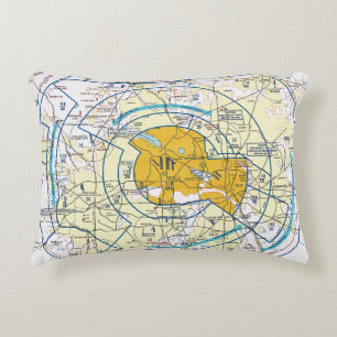 Cojín Decorativo Gráfico de aviación