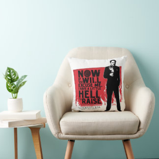 Cojín Decorativo Gráfico de citas de Crowley supernatural