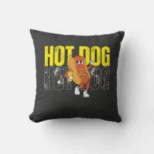 Gráfico de comida retro de dibujos animados de hot