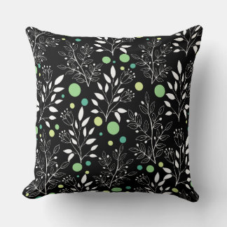 Cojín Decorativo Gráfico de Patrón de Naturaleza