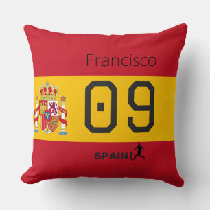 Cojín Decorativo Gráfico personalizado de fútbol nacional de España