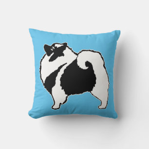 Cojín Decorativo Gráficos de Keeshond - Arte de perro original lind
