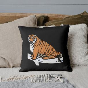 Cojín Decorativo Gráficos Lindos Animales Felino Grande Fauna Tigre