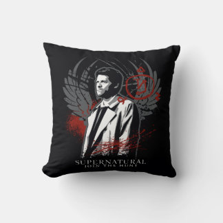 Cojín Decorativo Grafiti de Castiel Supernatural