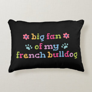 Cojín Decorativo Gran admirador de mi Bulldog Francés