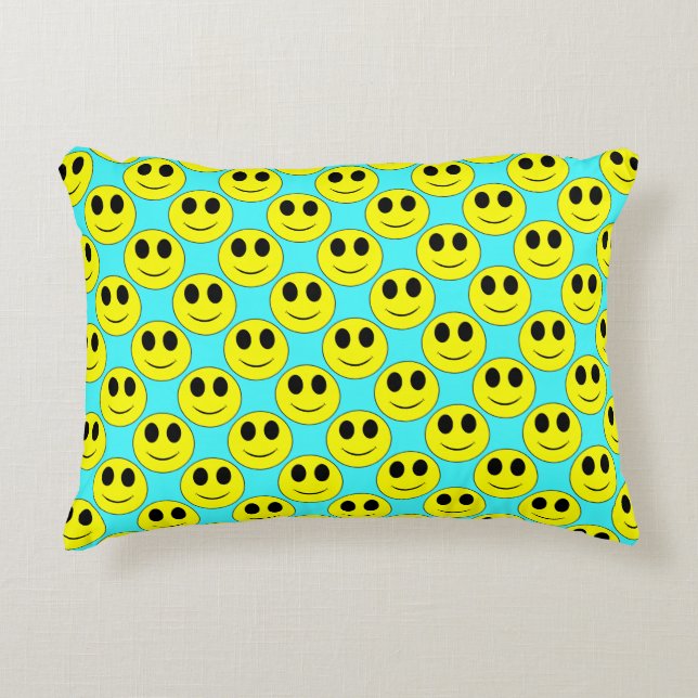 Cojín Decorativo Gran Amarillo Feliz Alamante (Anverso)