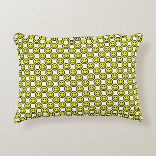 Cojín Decorativo Gran Amarillo Feliz Alamante