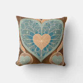 Cojín Decorativo Gran Corazón Azul |