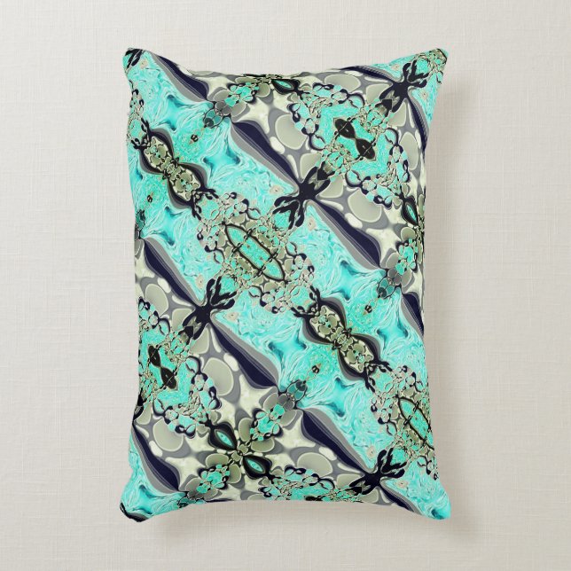 Cojín Decorativo Gran espejo de agua y tonos grises (Frente (Vertical))