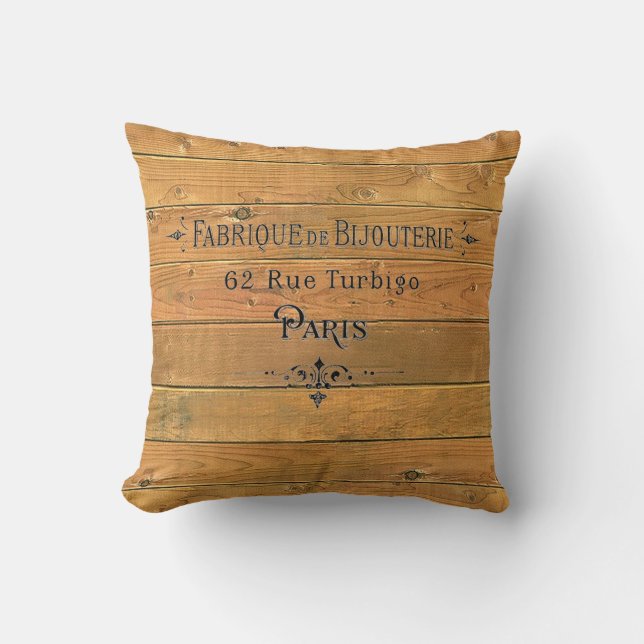Cojín Decorativo ¡Gran Fabrique De Paris Pillow! (Anverso)