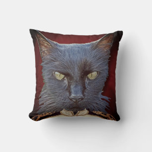 Cojín Decorativo ¡Gran Gato General Almohada!
