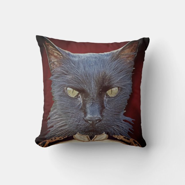 Cojín Decorativo ¡Gran Gato General Almohada! (Anverso)