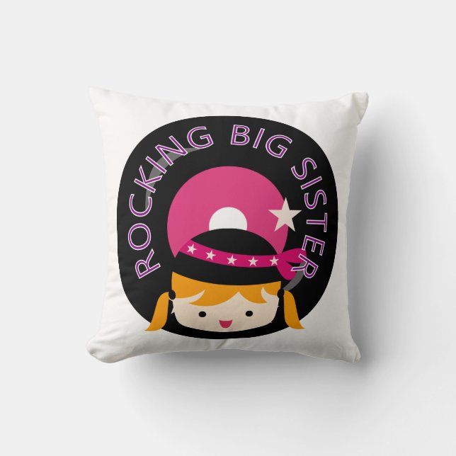 Cojín Decorativo Gran Hermana de Rocking Blond (Anverso)