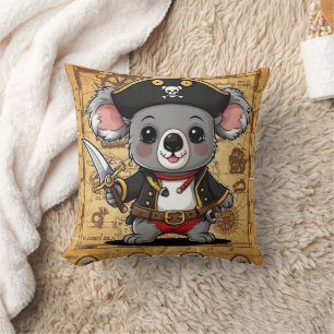 Cojín Decorativo Gran impresión pirata de Koala