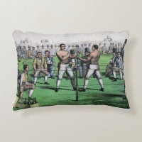 Gran lucha por el campeonato, boxeo vintage