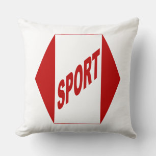 Cojín Decorativo Gran modelo Coussin blanc CANADA SPORT