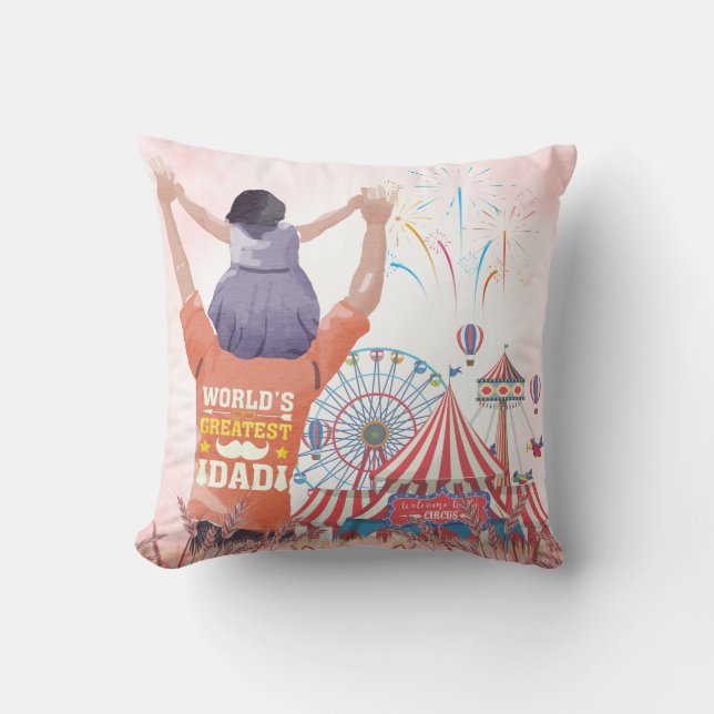 Cojín Decorativo Gran papá Circus Pillow (Anverso)