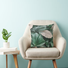 Cojín Decorativo Gran patrón de plomo oscuro