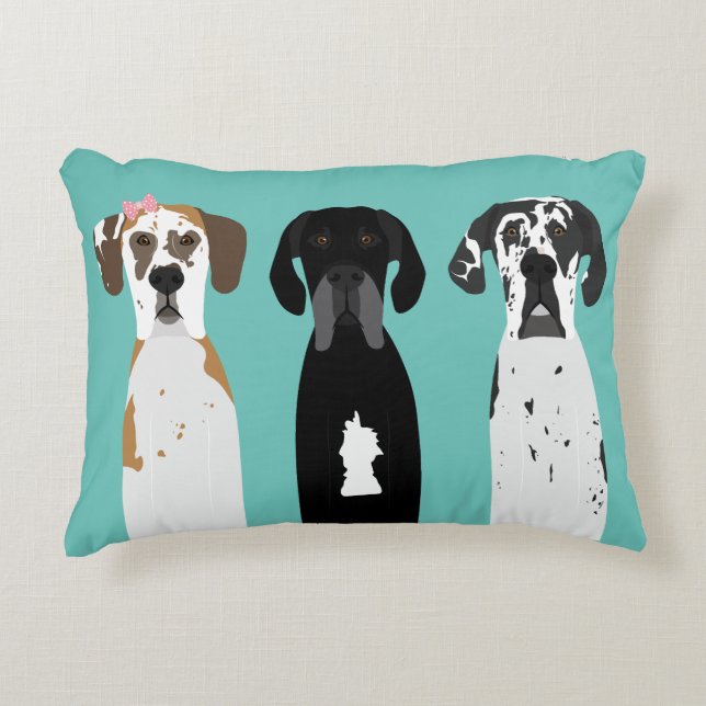 Cojín Decorativo Gran perro danés (Anverso)