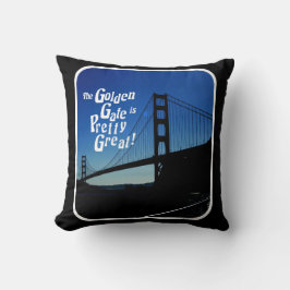 Cojín Decorativo Gran puente Golden Gate bonito