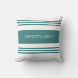 Cojín Decorativo Gran Vibes Verde Lujo Suave Pillow.