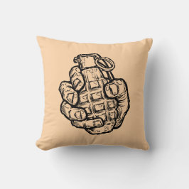 Cojín Decorativo Granada De Mano Al Estilo De Los Comics