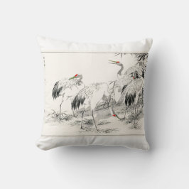 Cojín Decorativo Gránas De Arte Japonesas Vintage Y Bambú