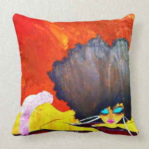 Cojín decorativo grande 20" del chica x 20"
