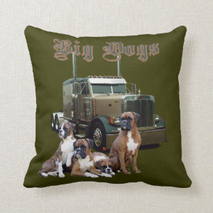 Cojín decorativo grande de los perros