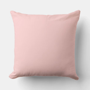 Cojín decorativo grande sólido rosa claro
