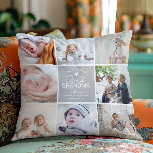Cojín Decorativo GRANDMA "el Collage de fotos más querido"