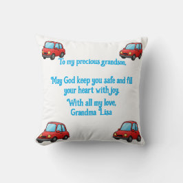 Cojín Decorativo Grandson Prayer From Grandma Throw Pillow