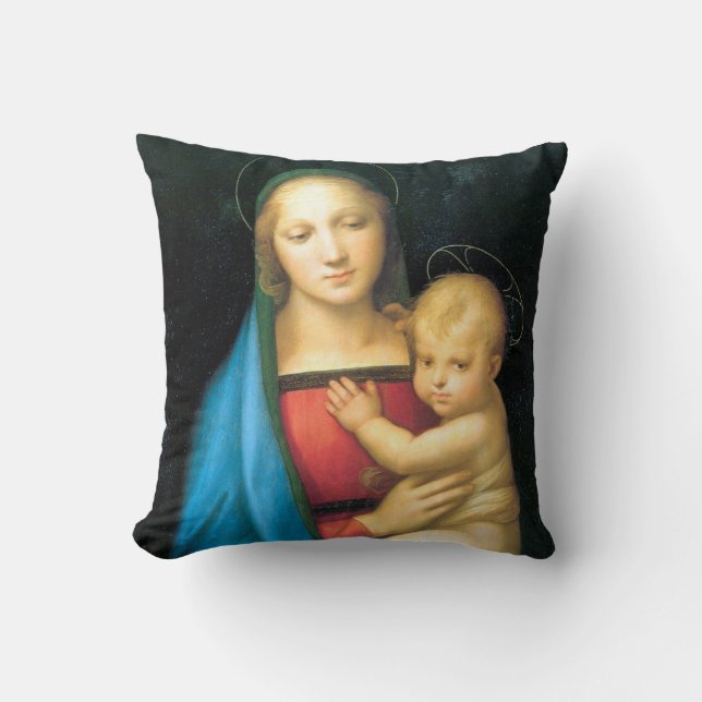 Cojín Decorativo Granduca Madonna, Raphael (Anverso)