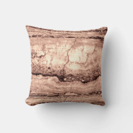 Cojín Decorativo Granito naranja de sepia beige marrón moderno quem