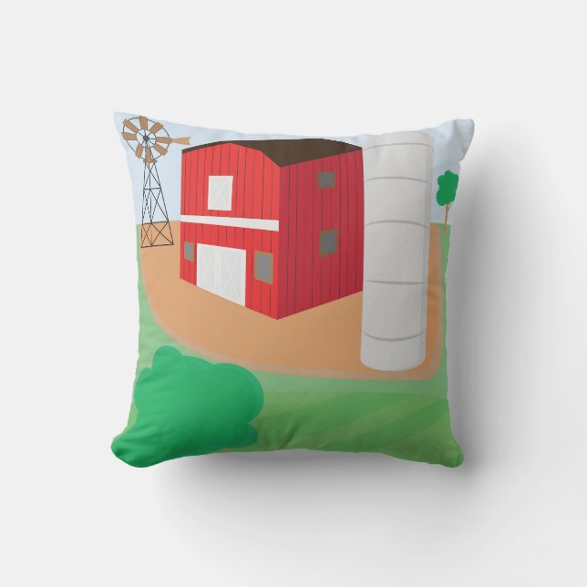 Cojín Decorativo Granja (Anverso)
