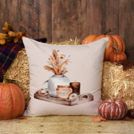 Cojín Decorativo Granja de la casa de campo del día de Acción de Gr