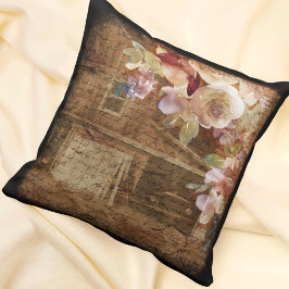 Cojín Decorativo Granja floral Rústica