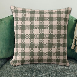 Cojín Decorativo Granja Green Buffalo Plaid