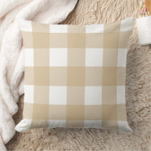 Granja Rustic Neutral Tan Búfalo Plaid