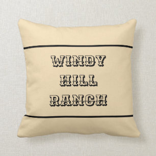 Cojín Decorativo Granja y rancho rusos personalizados