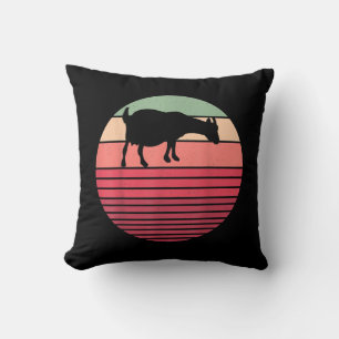 Cojín Decorativo Granjero Retro Vintage Granja Animal Goat Lover Re