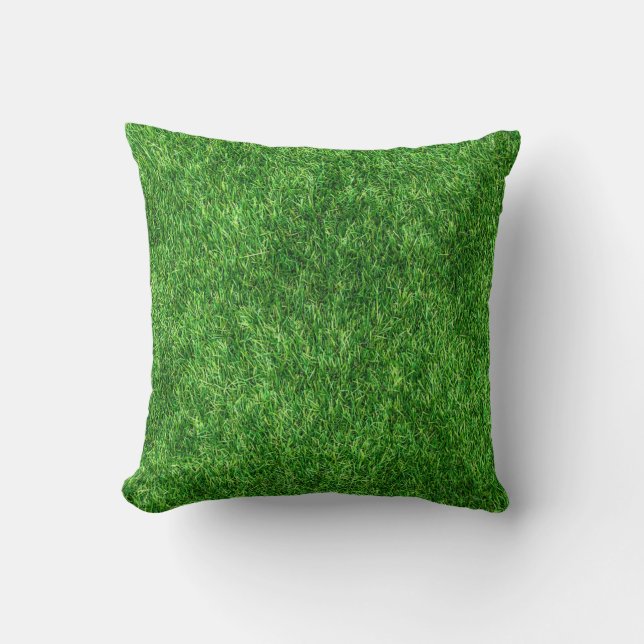 Cojín Decorativo Grasa verde (Anverso)