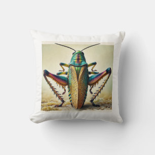 Cojín Decorativo Grasshopper dorsal view 020924IREF242 - Watercolor