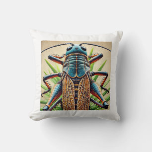 Cojín Decorativo Grasshopper in watercolor and ink 060924IREF201 - 