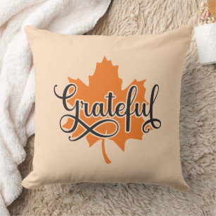 Cojín Decorativo Grateada hoja de otoño