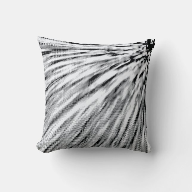 Cojín Decorativo Gray Pixel Wind (Anverso)