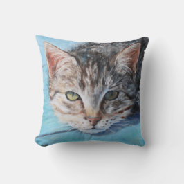Cojín Decorativo Gray Tabby Cat Eyes Bella Artes